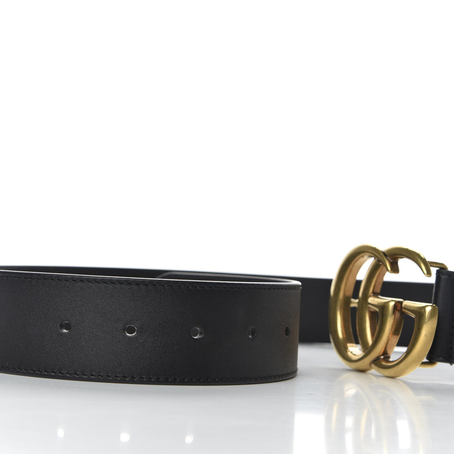 Calfskin Double G 40mm Belt 85 34 Black