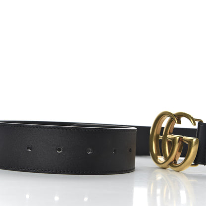 Gucci Calfskin Double G 40mm Belt 85 34 Black 4 of 5