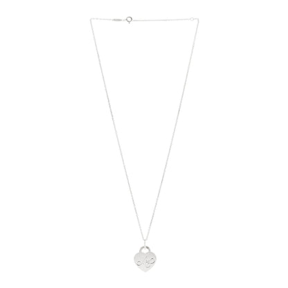 Tiffany Sterling Silver Mom Heart Tag Pendant Necklace 3 of 6