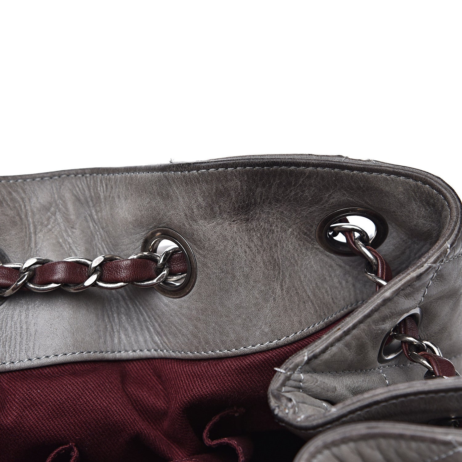 Chanel Iridescent Calfskin Quilted In The Mix Backpack Grey 27 of 27