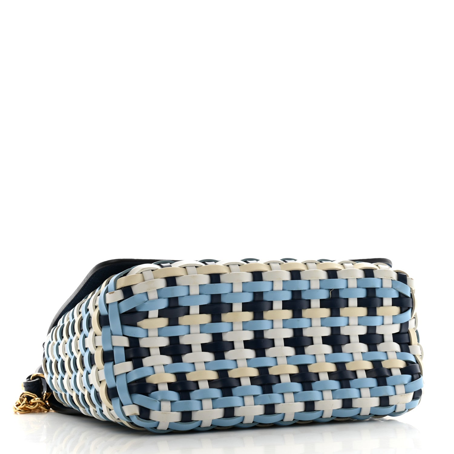 Louis Vuitton Epi Guinguette Twist Shoulder Bag MM Indigo Blue 5 of 13