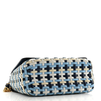 Louis Vuitton Epi Guinguette Twist Shoulder Bag MM Indigo Blue 5 of 13