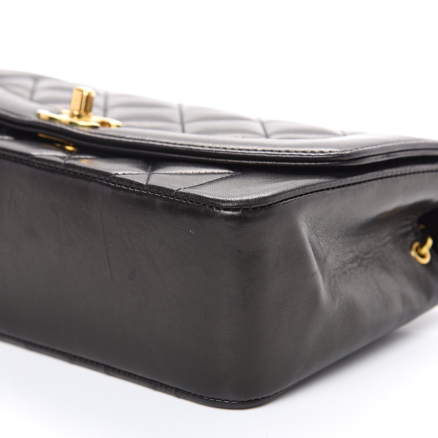Chanel Lambskin Quilted Small Single Flap Black 9 of 12