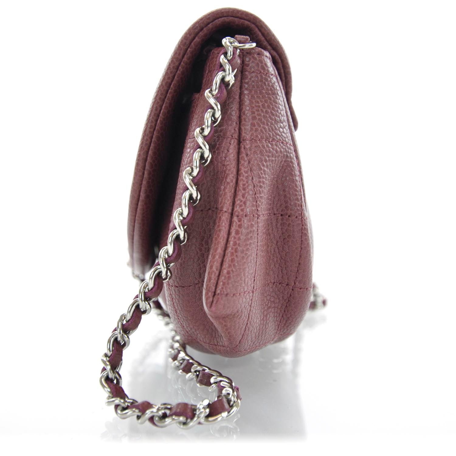 Chanel Caviar Half Moon Wallet On Chain WOC 4 of 12