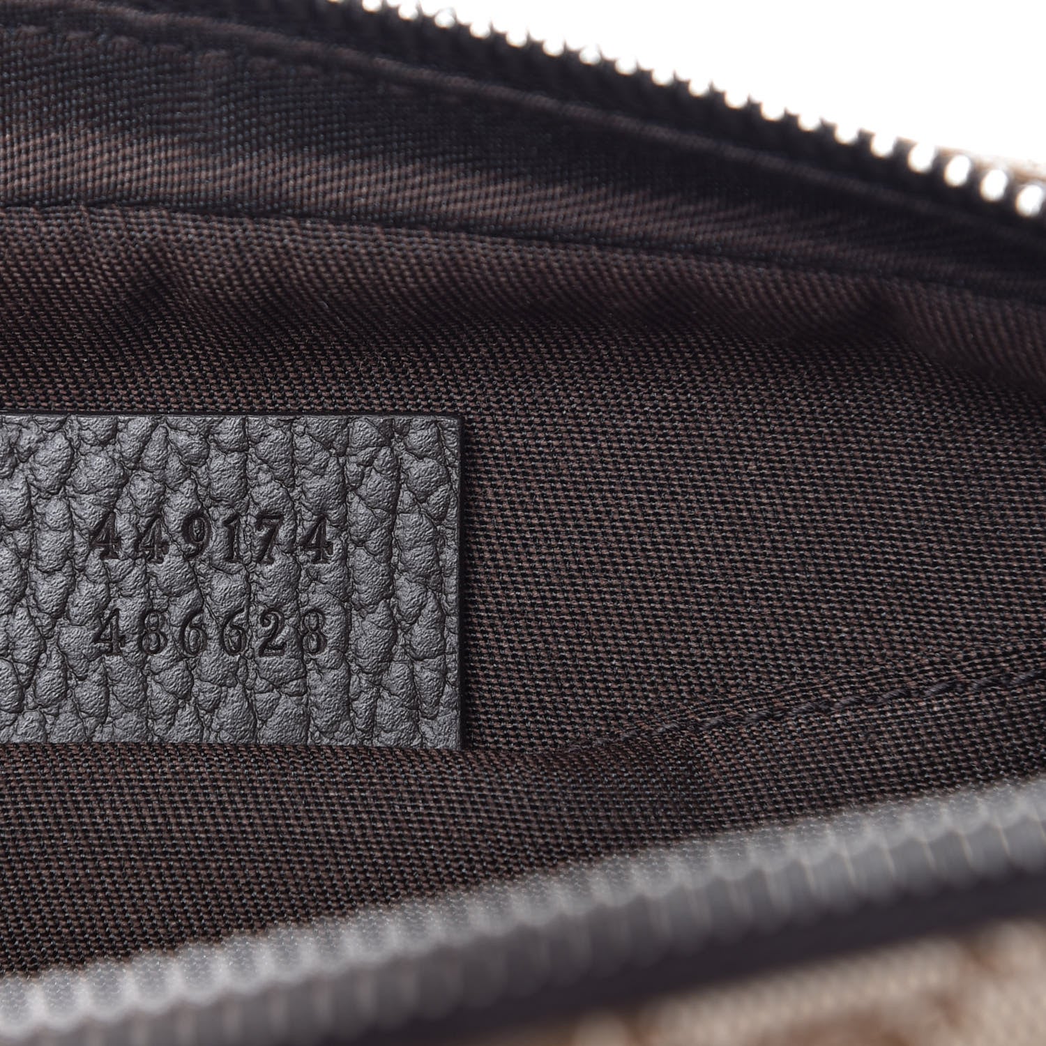 Gucci Monogram Belt Bag Dark Brown 9 of 10