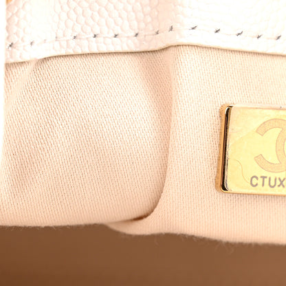 Chanel Caviar Quilted Small Chanel 25 Handbag White 7 of 12
