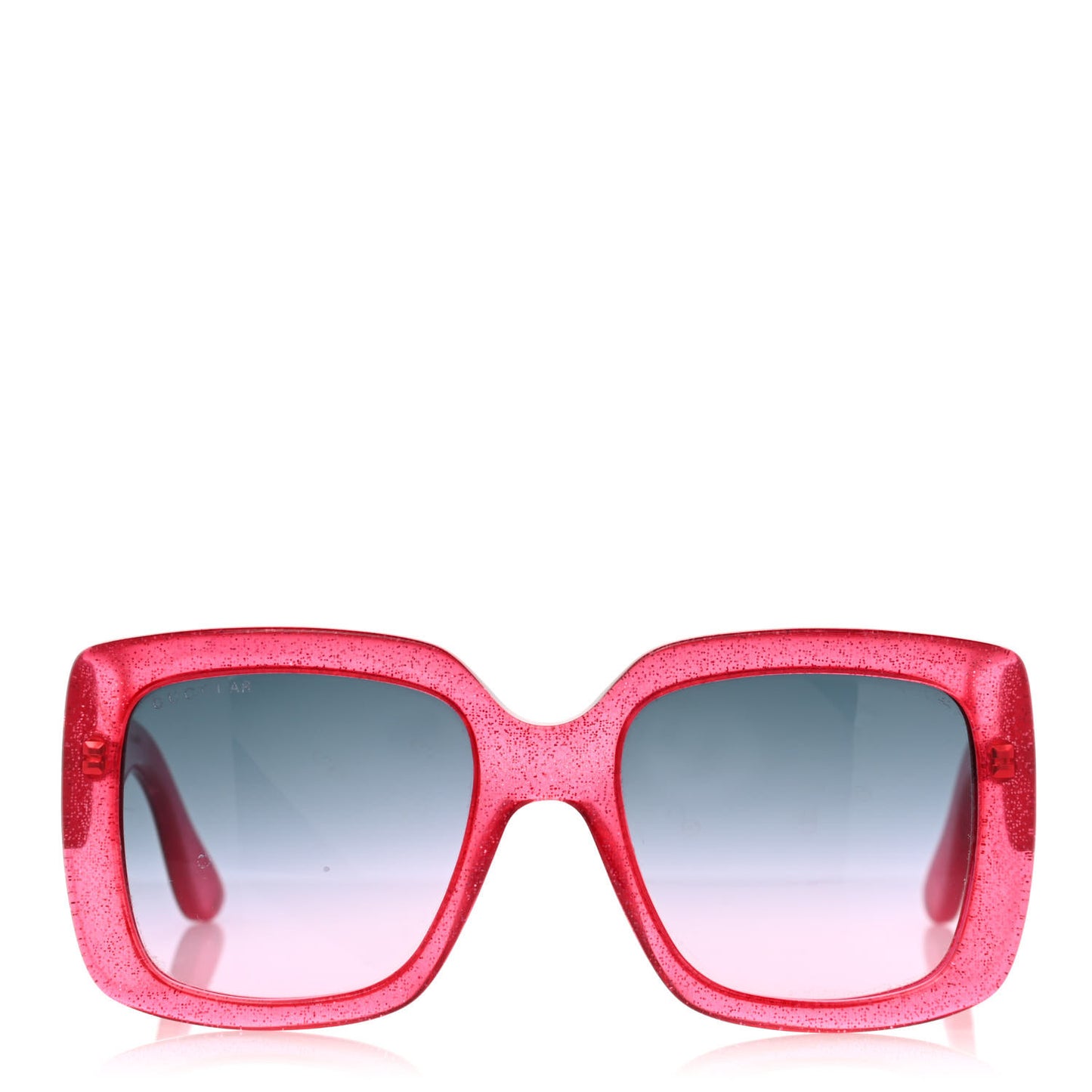 Acetate Square Frame Glitter GG0141S Sunglasses Pink