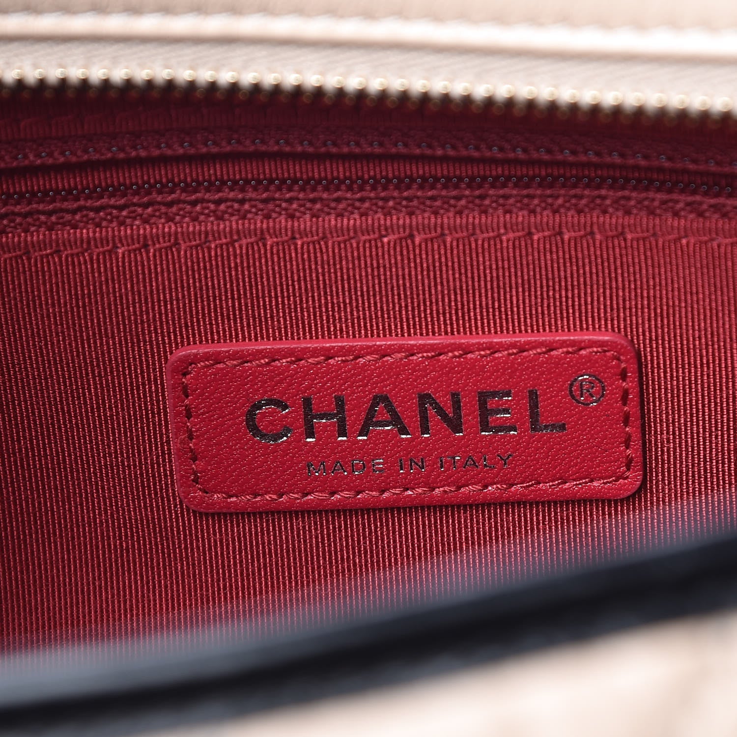 Chanel Aged Calfskin Quilted Medium Gabrielle Hobo Beige Black 6 of 12