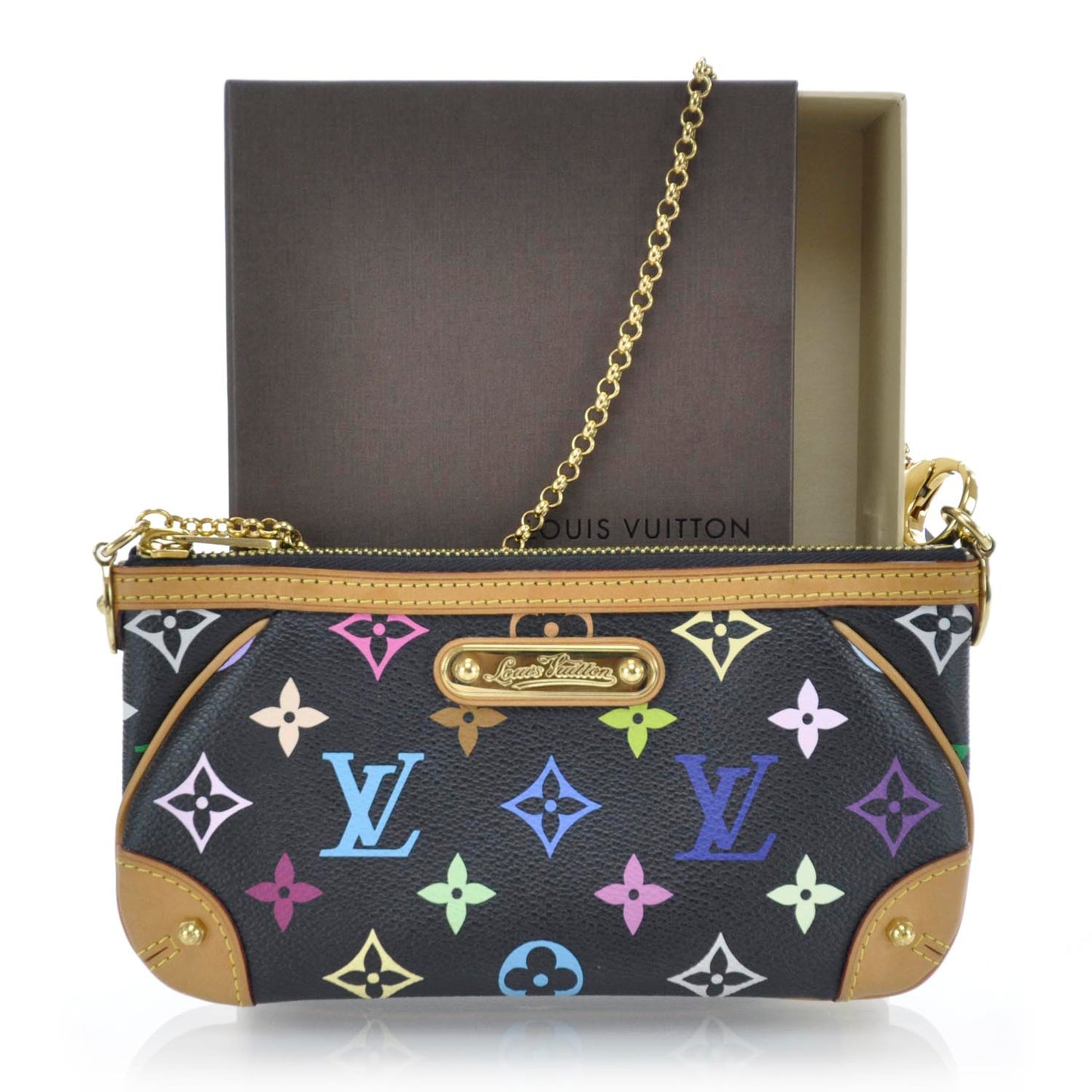 Monogram Multicolor Pochette Milla MM Black