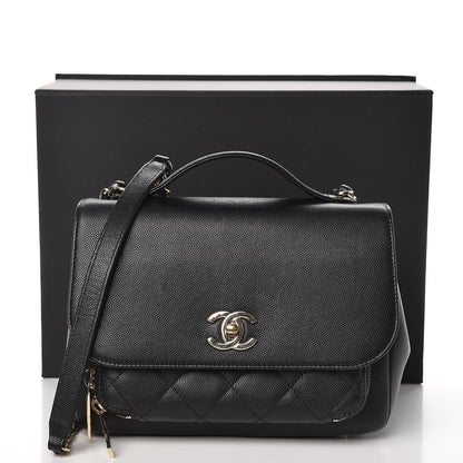 Chanel Caviar Quilted Medium Business Affinity Flap Black 8 of 8