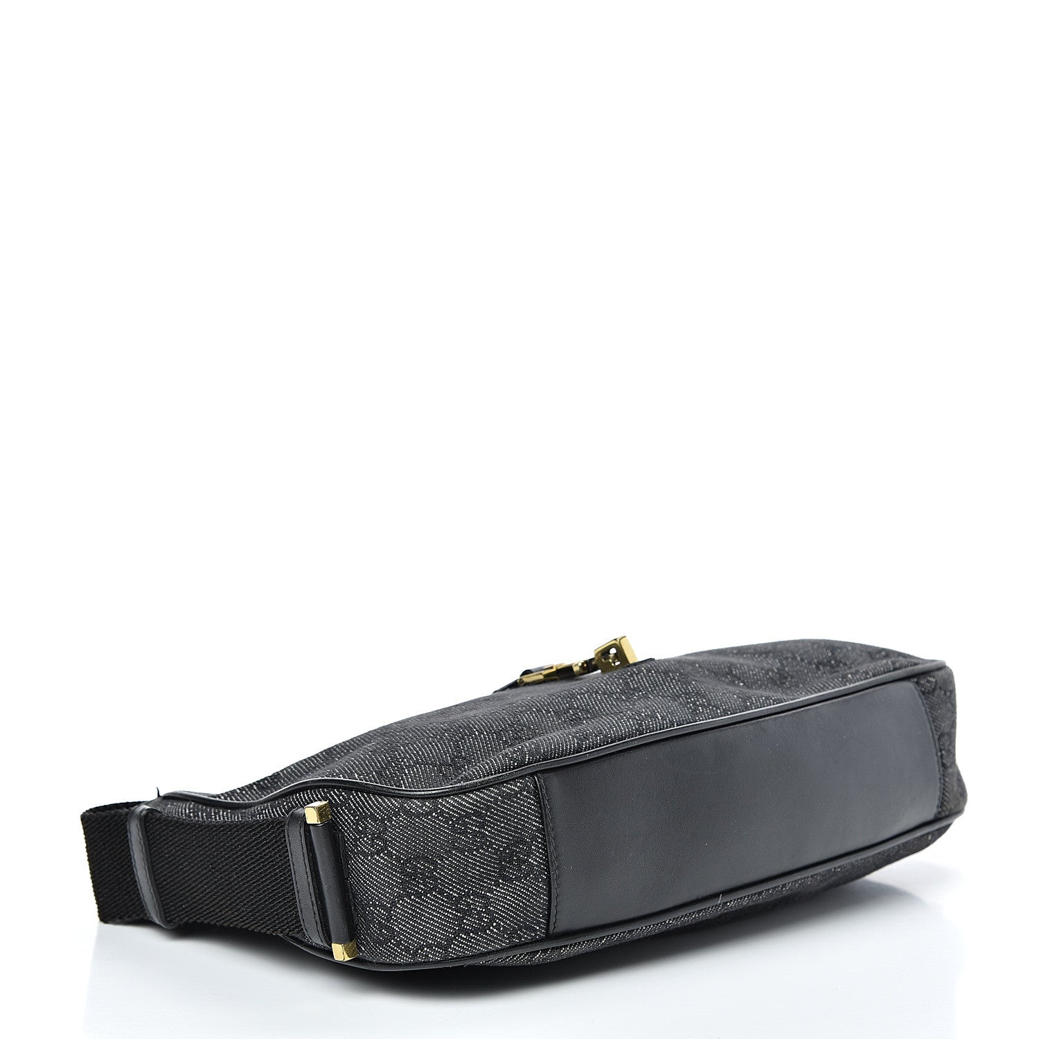 Gucci Denim Monogram Shoulder Bag 3 of 16