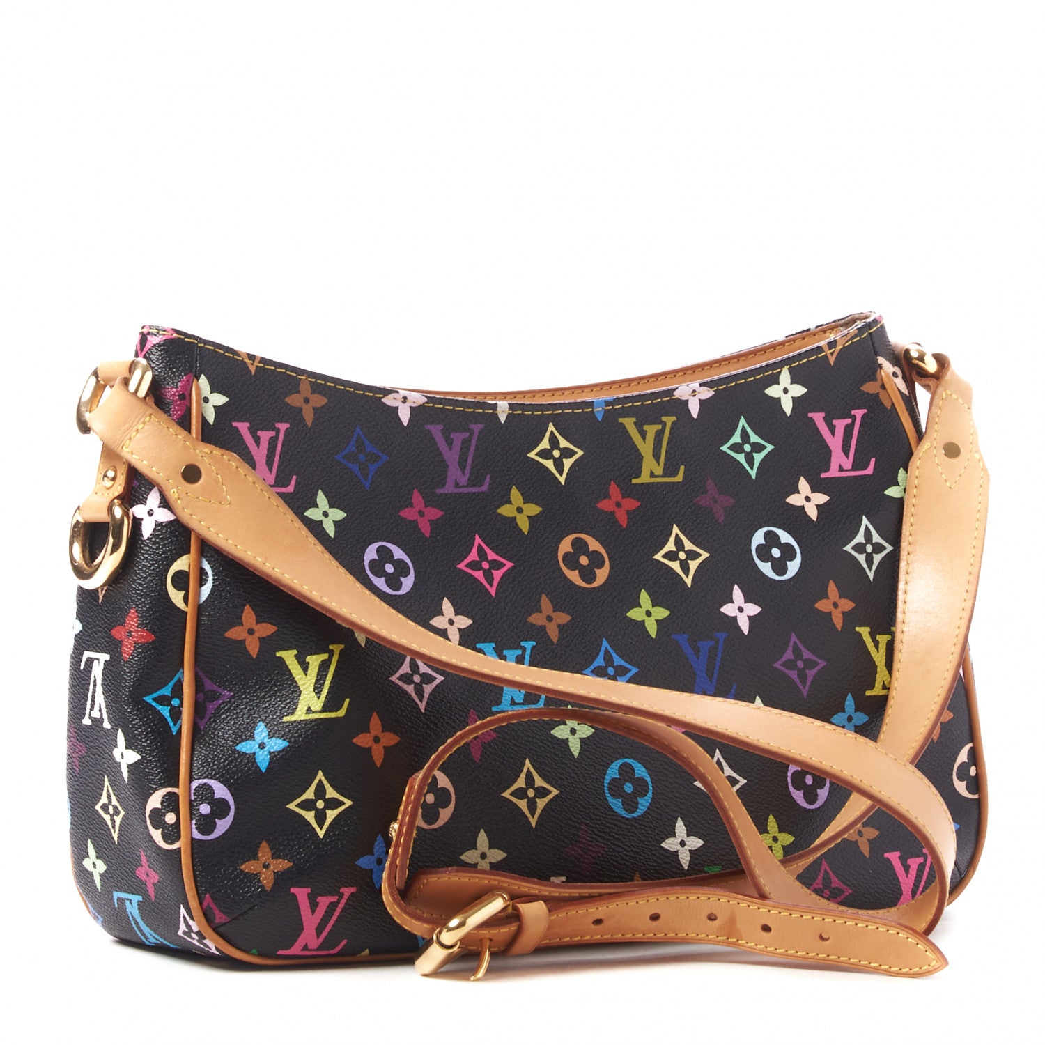Louis Vuitton Monogram Multicolor Lodge GM Black 3 of 8