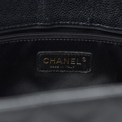 Chanel Caviar Quilted Grand Shopping Tote GST Black 6 of 13