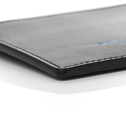Saint Laurent Calfskin 5 Fragments Zip Pouch Card Holder Black Blue 8 of 10