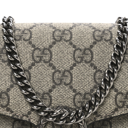 Gucci GG Supreme Monogram Mini Dionysus Chain Wallet Beige Taupe 8 of 10