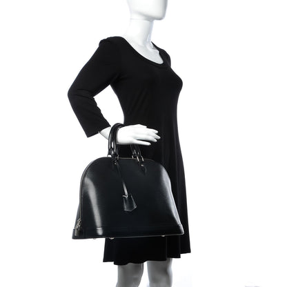 Louis Vuitton Epi Alma GM Black 2 of 7