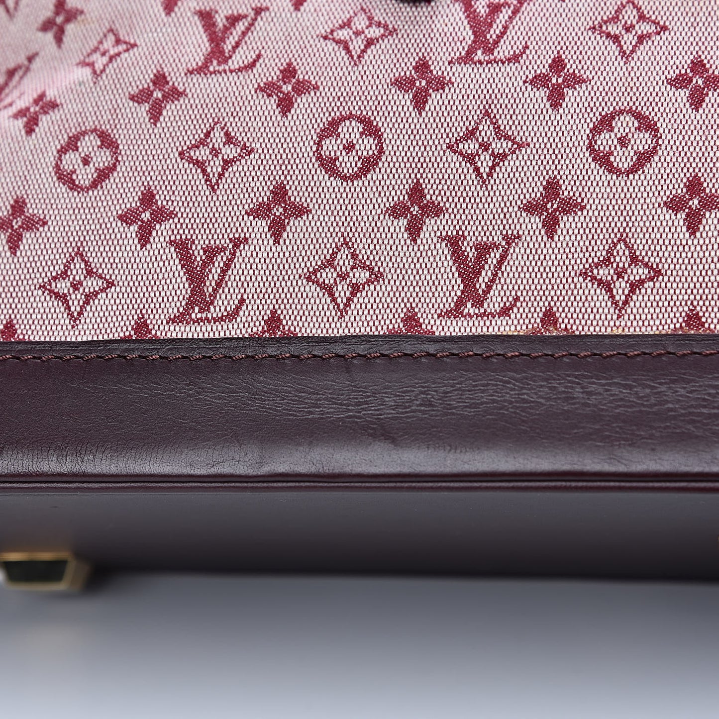 Mini Monogram Alma Long Cherry