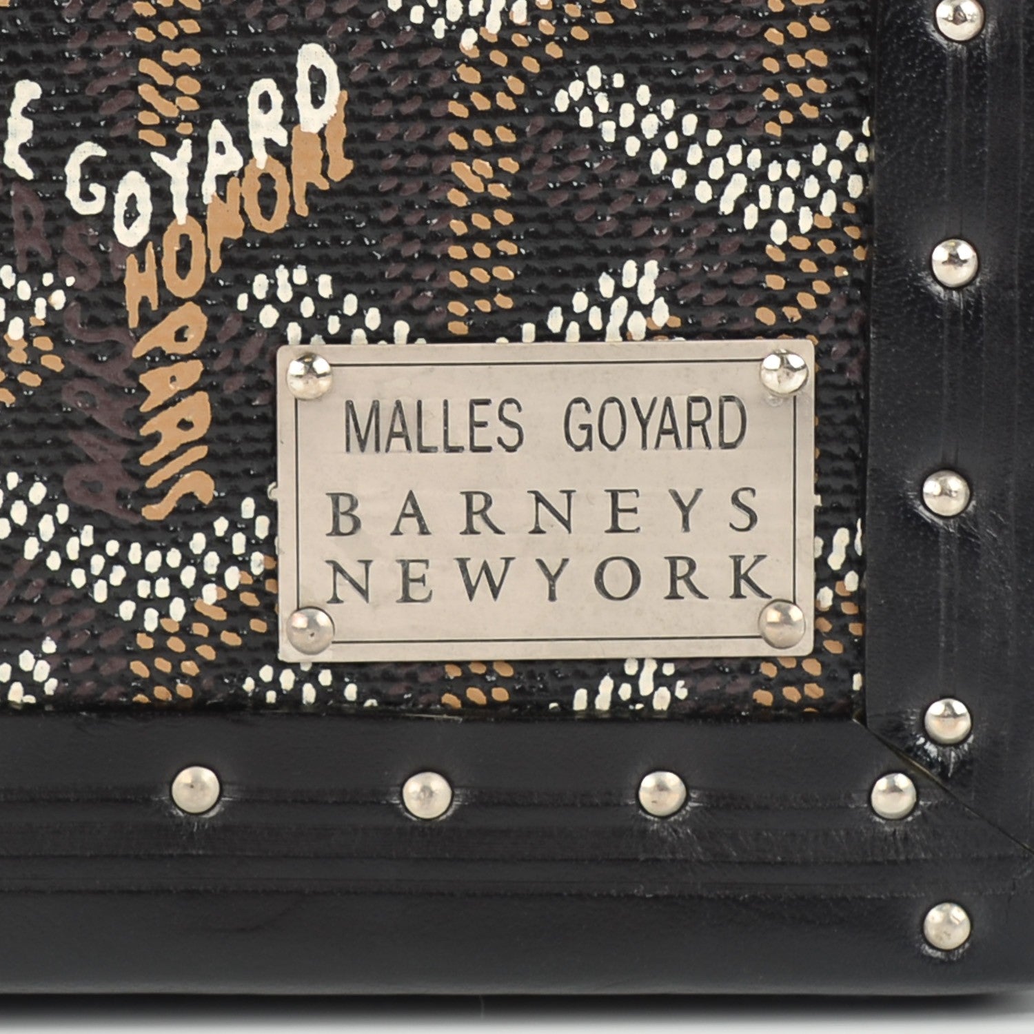 Goyard Goyardine Travelling Pet Bowl Carrier 22 Black 2 of 11