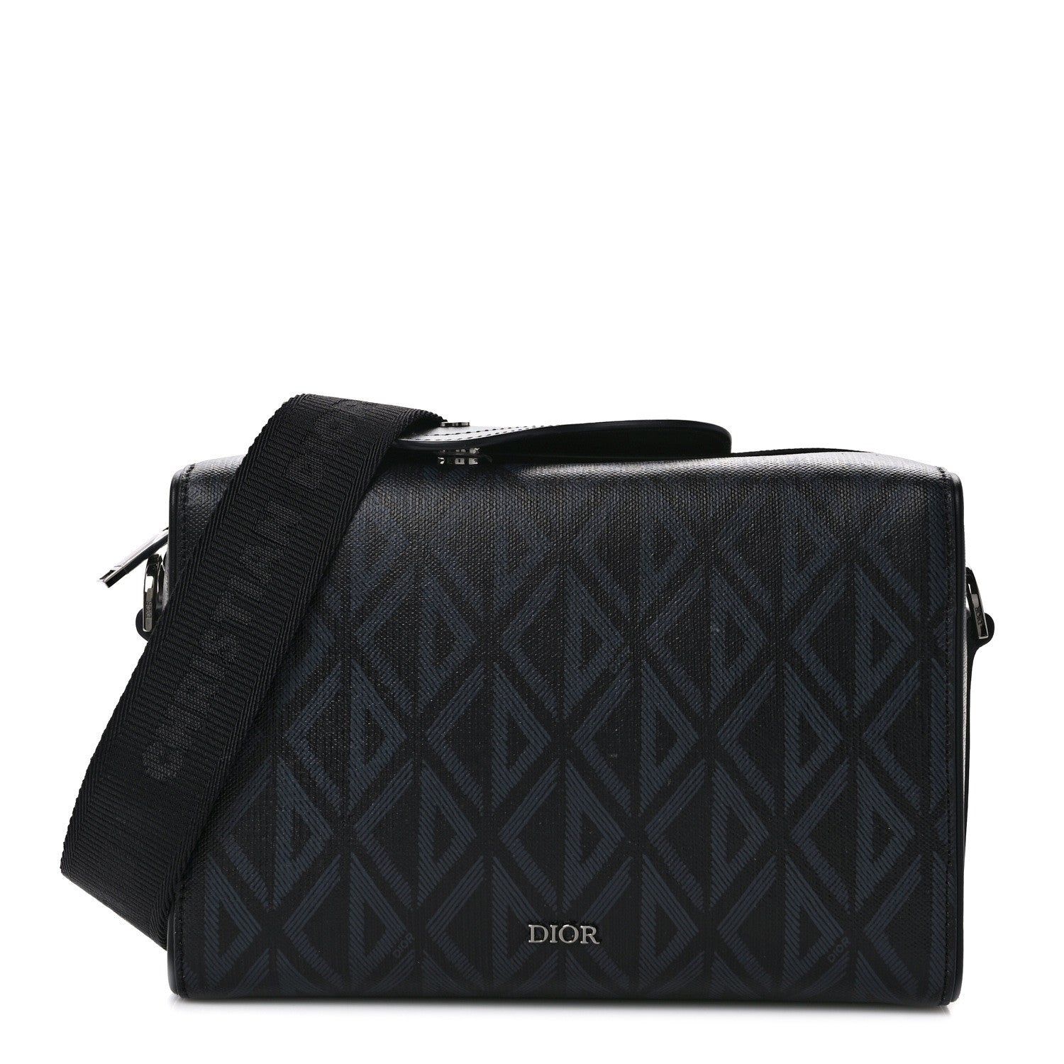 Christian Dior Canvas CD Diamond Lingot 22 Bag Black 1 of 9