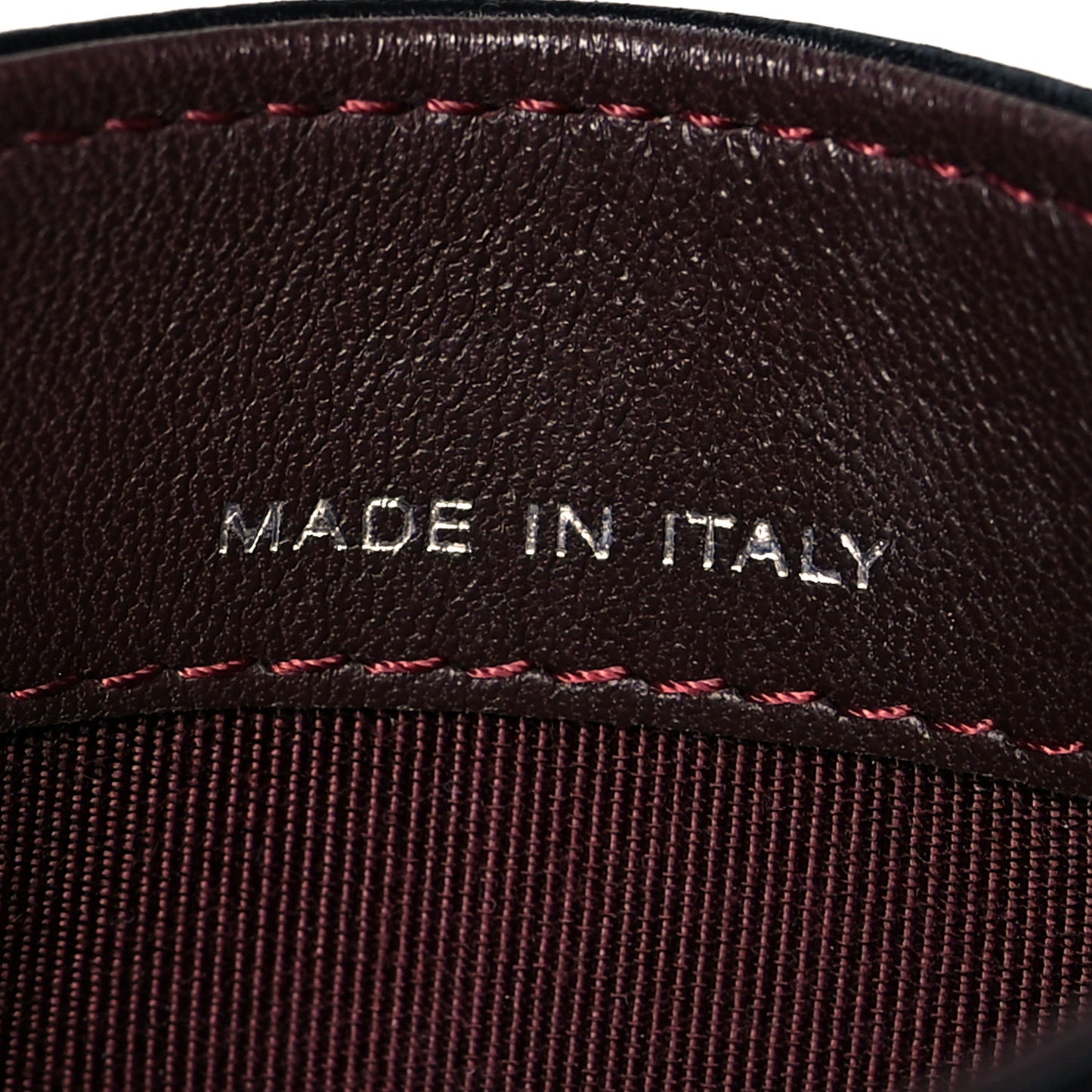 Lambskin Quilted Card Holder Black