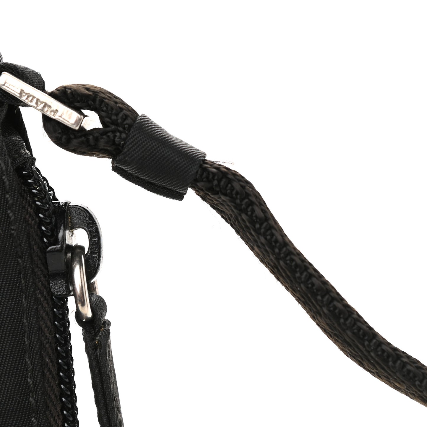 Tessuto Nylon Pochette Bag Black