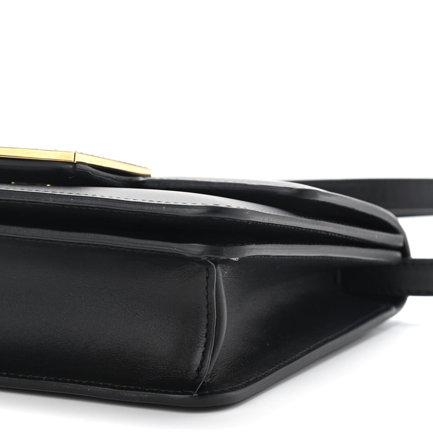 Vitello King Crystal Fab Crossbody Bag Black