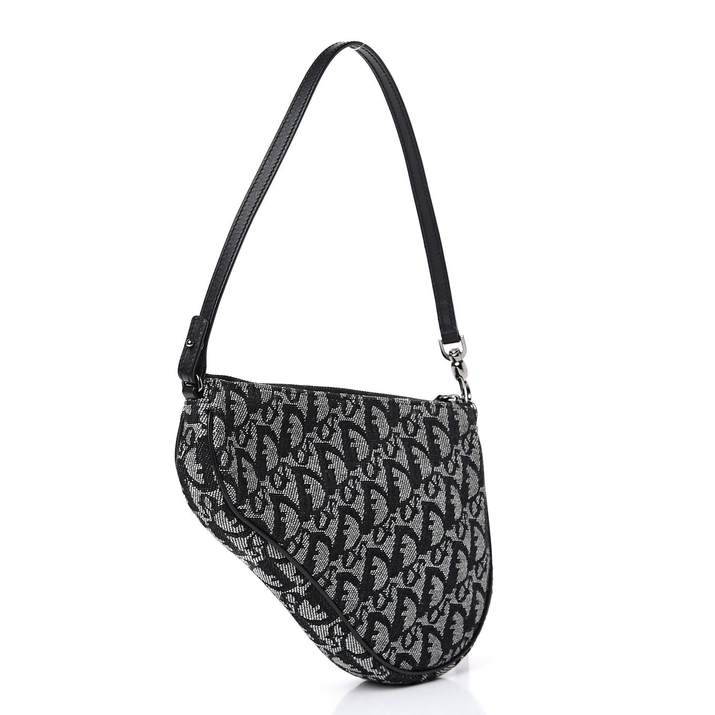 Monogram Mini Saddle Pochette Black