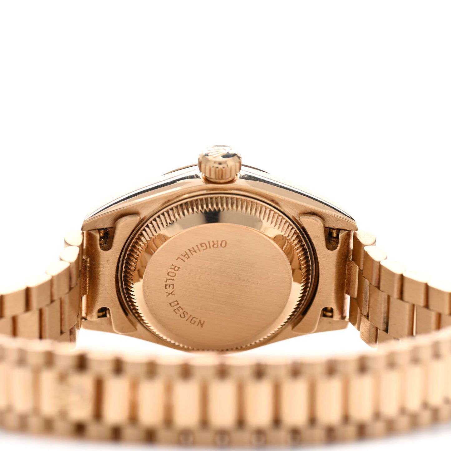 18K Yellow Gold 26mm Datejust President Watch White Roman 69178