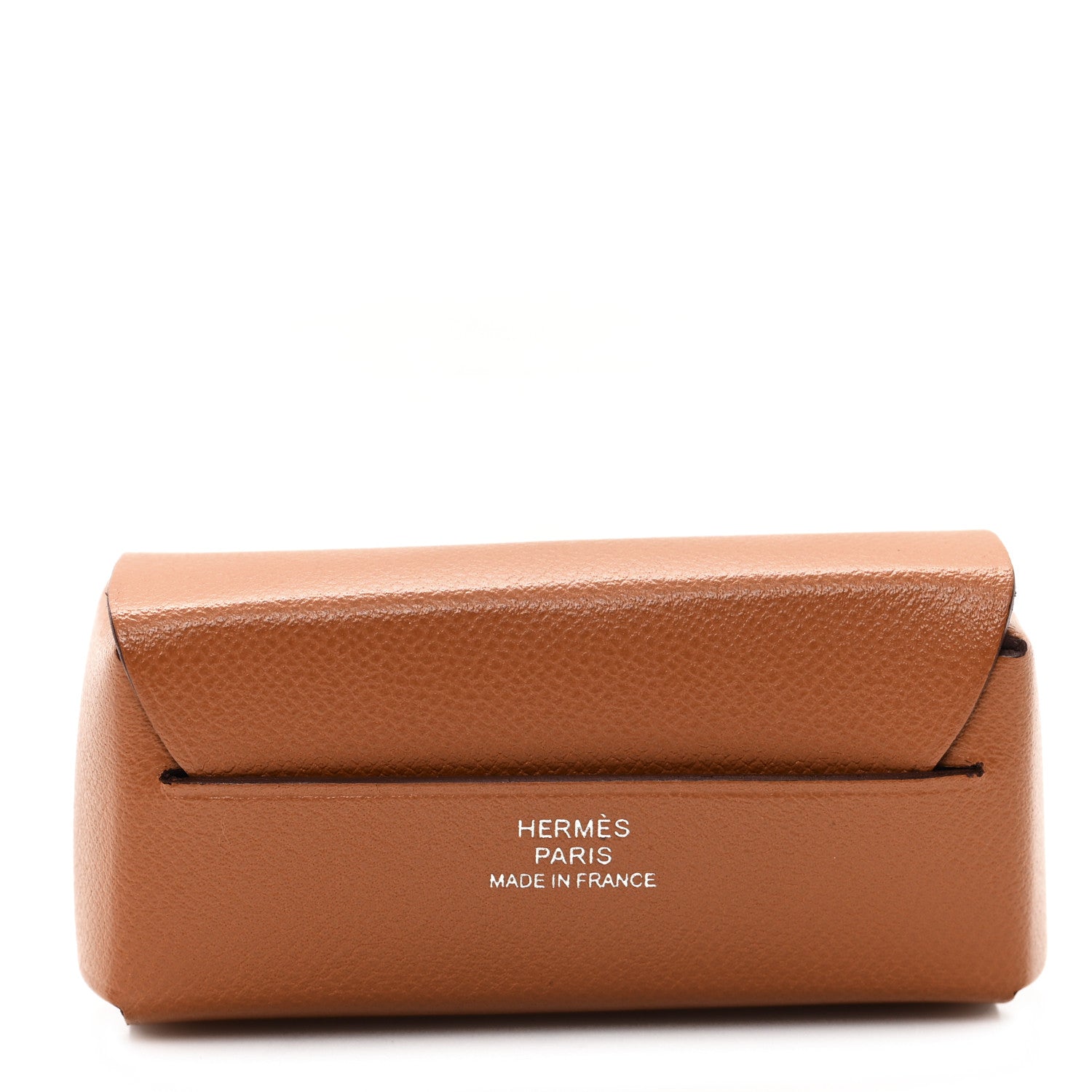Hermes Grained Madame Calfskin Lipstick Case with Mirror Gold 1 of 11