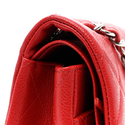 Chanel Caviar Quilted Maxi Double Flap Red 11 of 13
