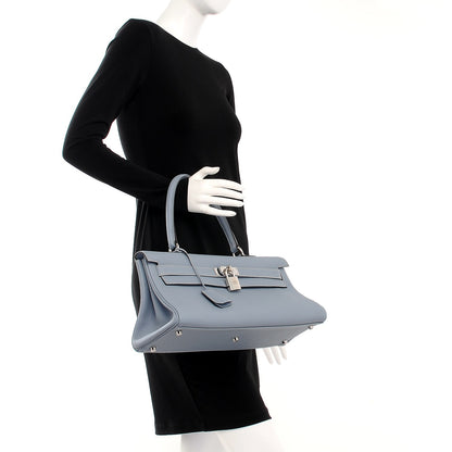 Hermes Togo Shoulder Kelly 40 Bleu Lin 2 of 23