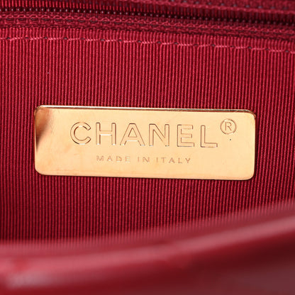 Chanel Goatskin Quilted Medium Chanel 19 Flap Red 6 of 10