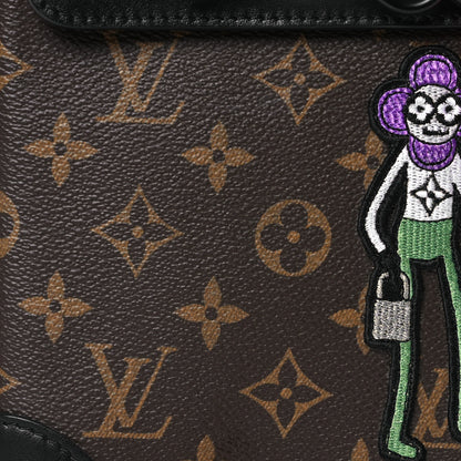 Louis Vuitton Monogram Embroidered Cartoon LV Friends Steamer XS Black 8 of 12