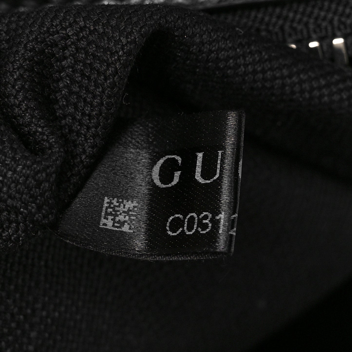 Fluffy Calfskin Mesh Nylon Medium Morpheus Double Buckle Backpack Black