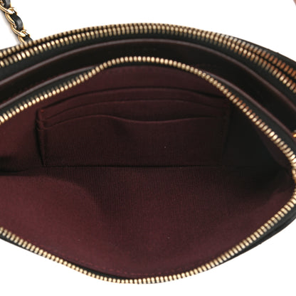 Chanel Lambskin Quilted Small Clutch With Chain Black 6 of 14