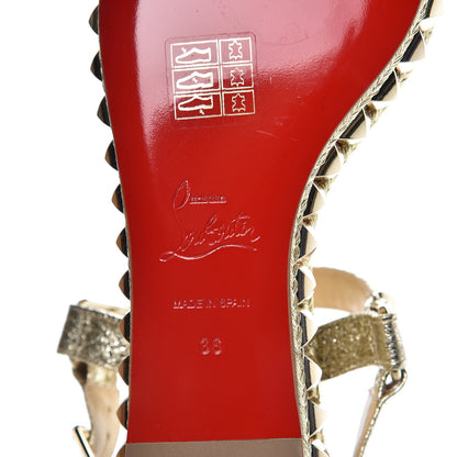 Christian Louboutin Specchio Vintage Cataclou 60 Platform Sandals 36 Platine Light Gold 7 of 8