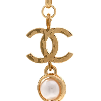 Chanel Pearl CC Short Necklace Gold 4 of 6