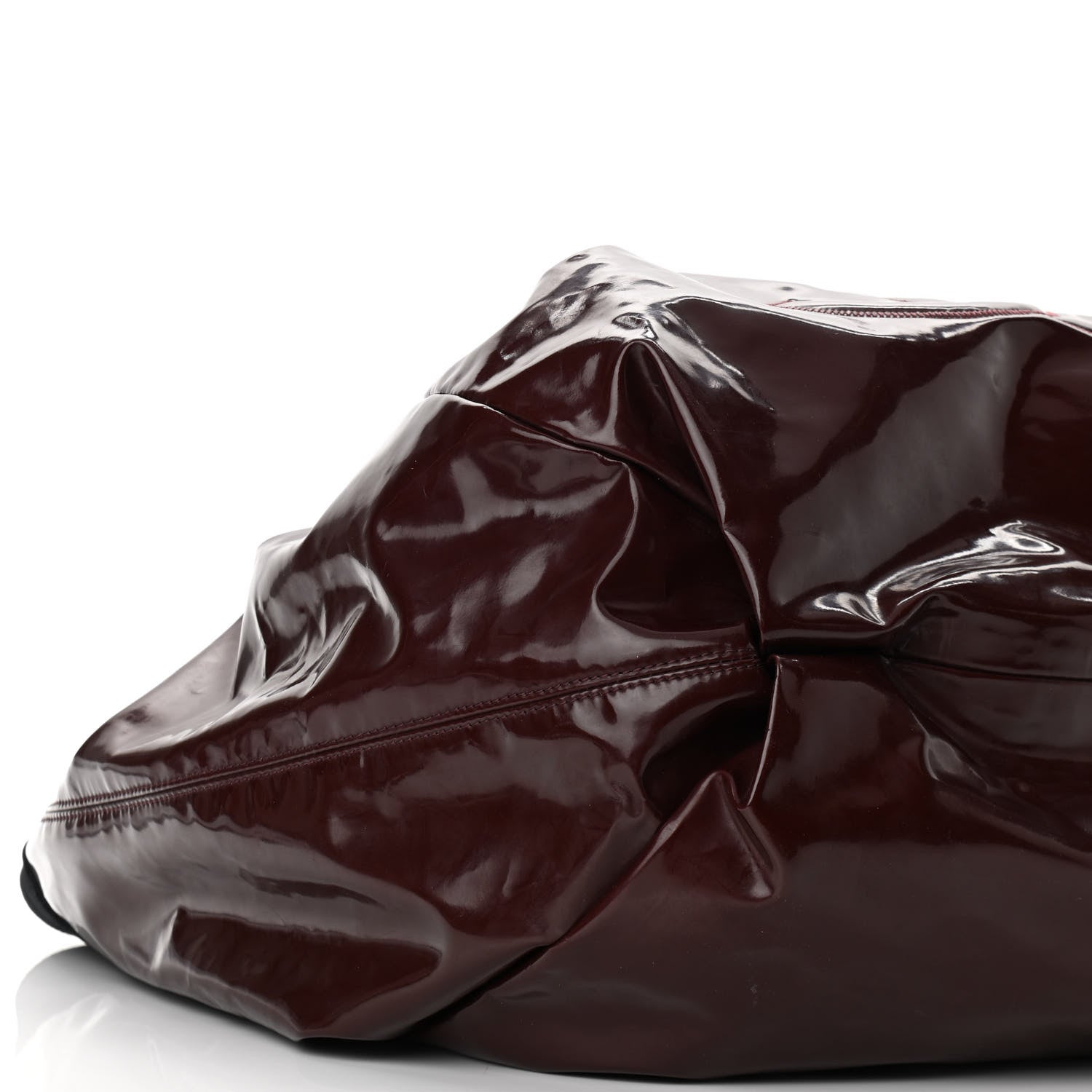 Chanel Vinyl Large Stretch Spirit Cabas Burgundy 9 of 10