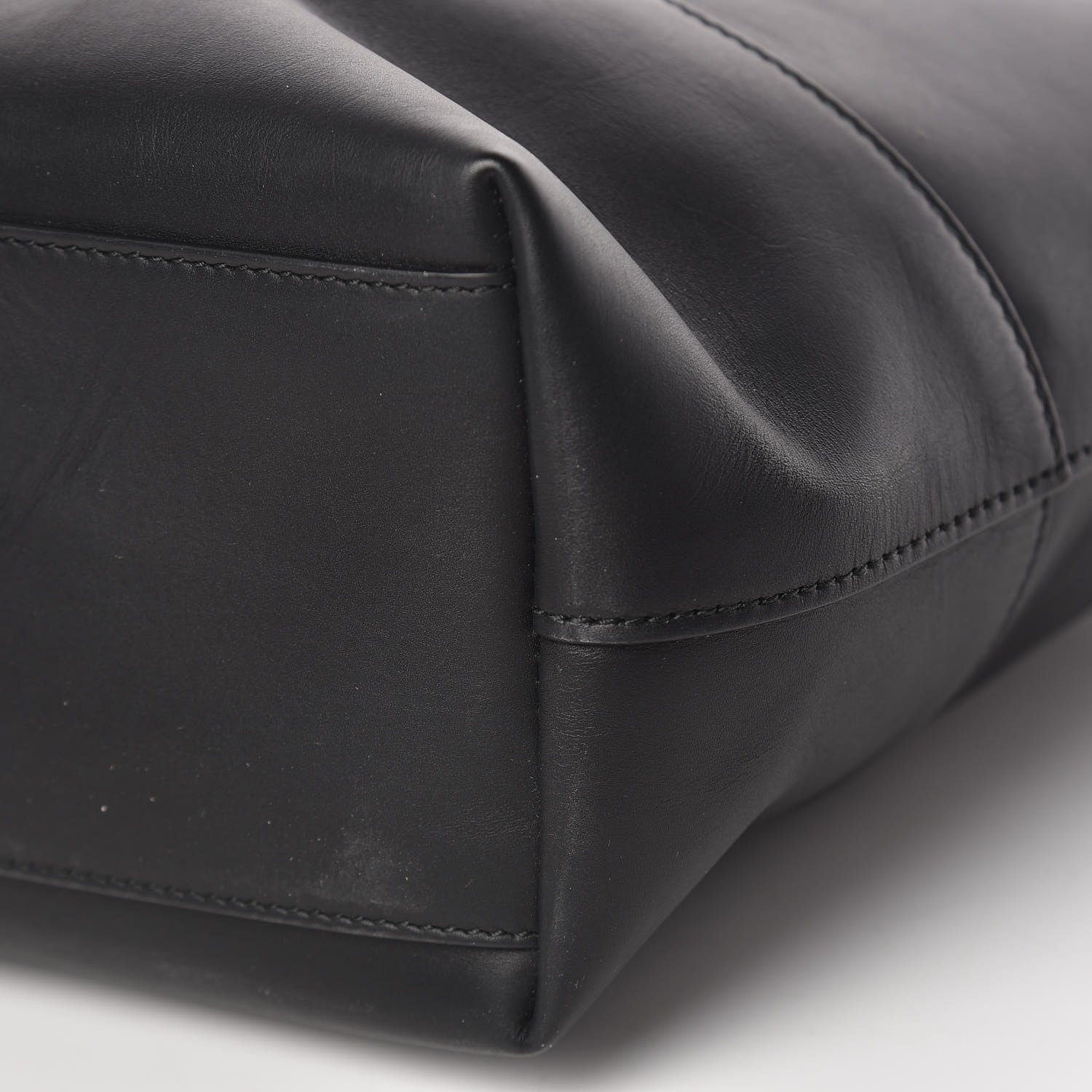 Bottega Veneta Smooth Matte Calfskin Bucket Bag Black 14 of 16