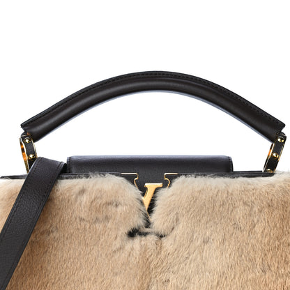 Louis Vuitton Mink Calfskin Capucines BB Brown 8 of 15