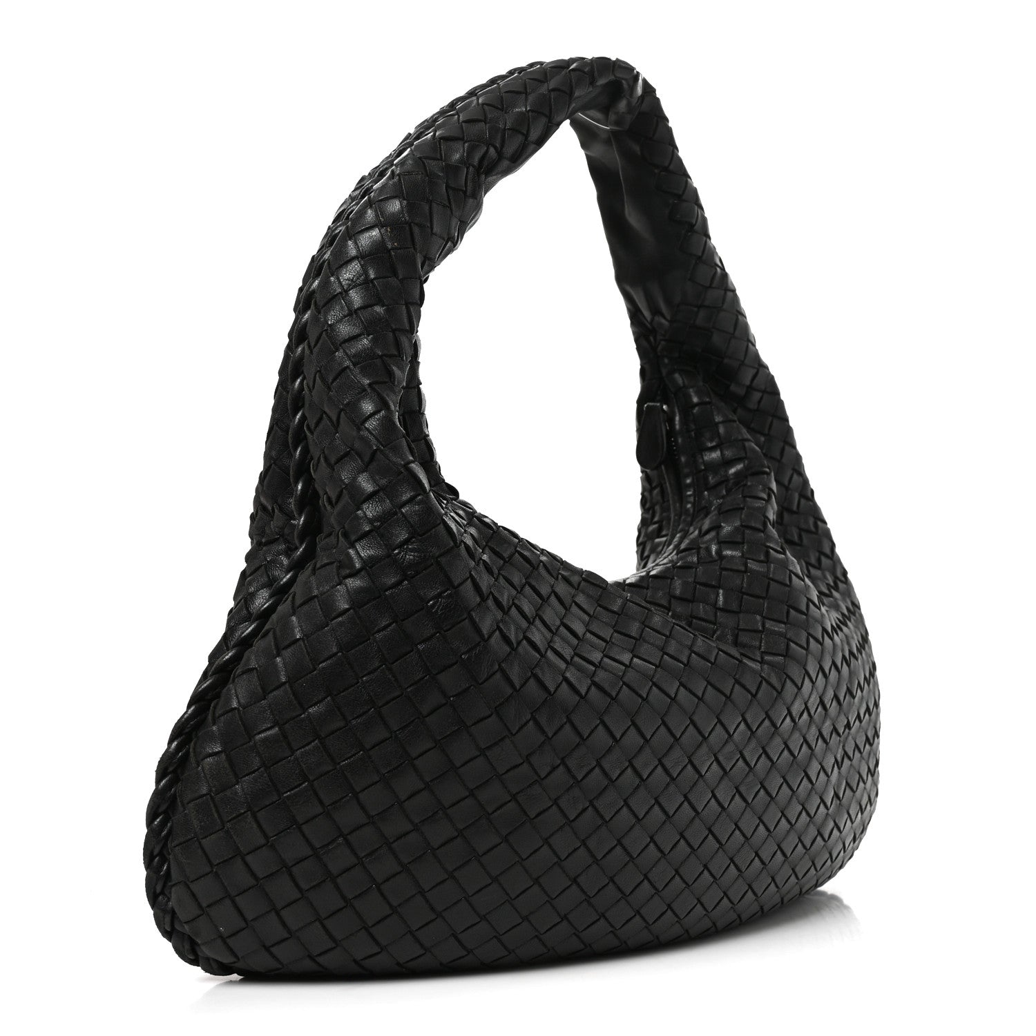 Bottega Veneta Nappa Intrecciato Medium Belly Veneta Hobo Black 3 of 11