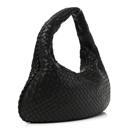 Bottega Veneta Nappa Intrecciato Medium Belly Veneta Hobo Black 3 of 11