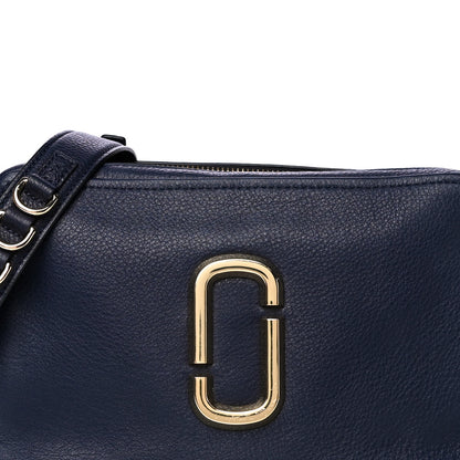 Marc Jacobs Supple Natural Grain Calfskin The Softshot 27 Bag Navy 7 of 11