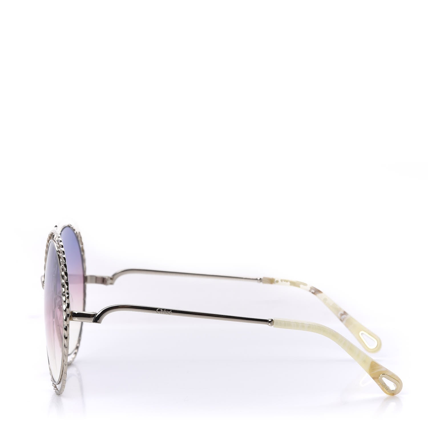 Chloe Oversized Round Carlina Oversized Round Sunglasses CE114ST Rainbow 3 of 7