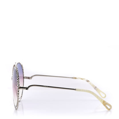 Chloe Oversized Round Carlina Oversized Round Sunglasses CE114ST Rainbow 3 of 7