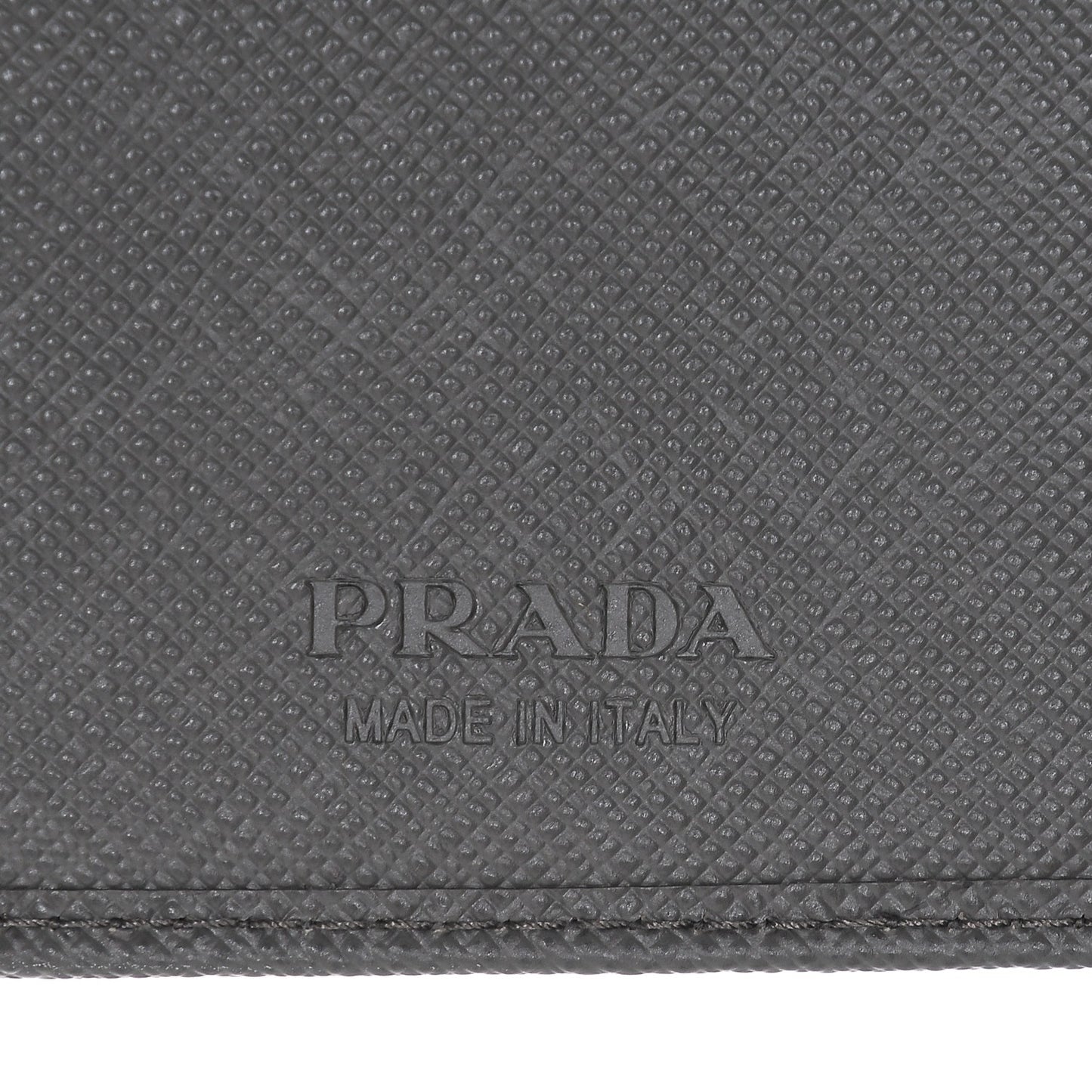 Saffiano Long Wallet Grey