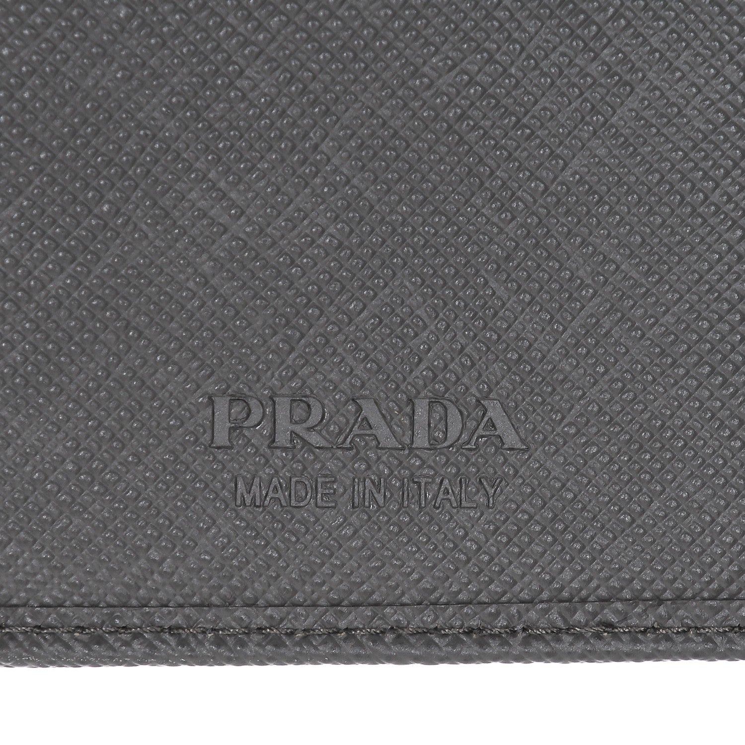Prada Saffiano Long Wallet Grey 6 of 6