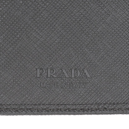 Prada Saffiano Long Wallet Grey 6 of 6