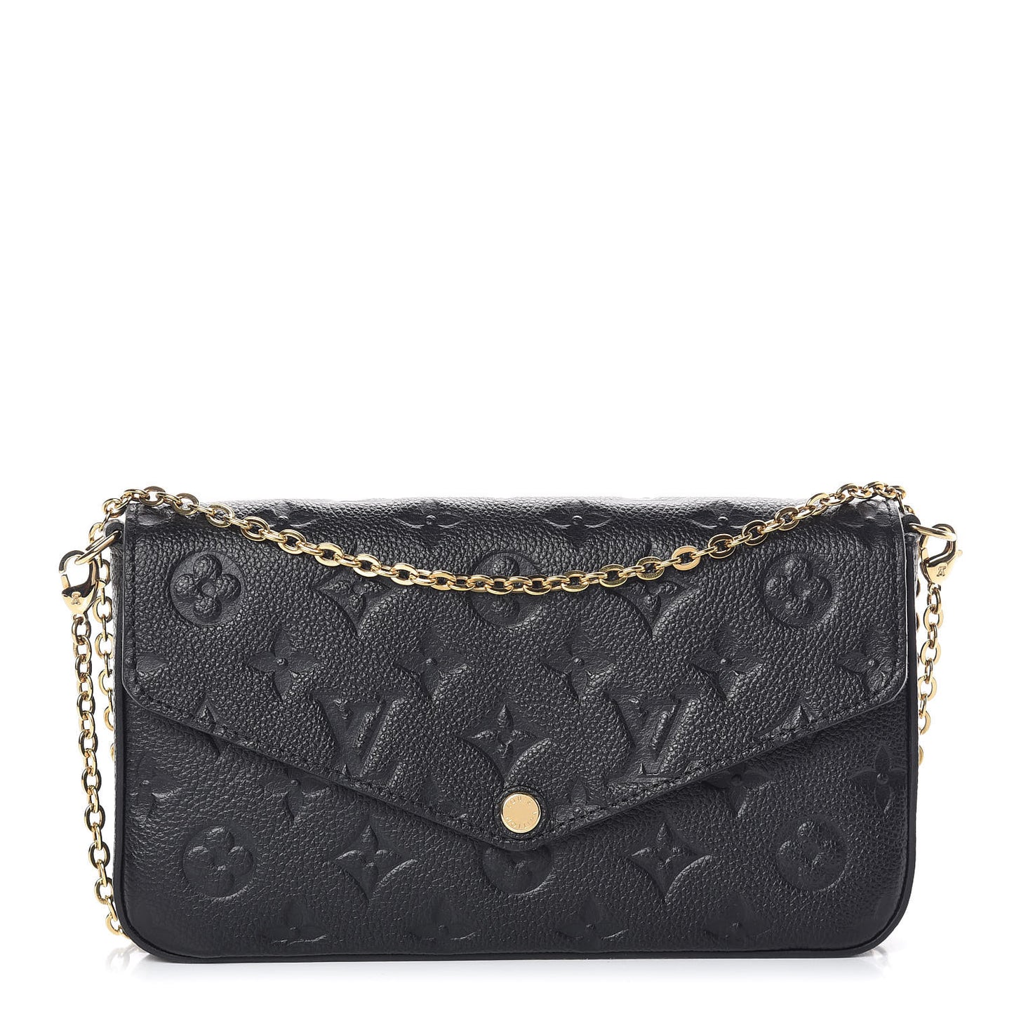 Empreinte Pochette Felicie Chain Wallet Black