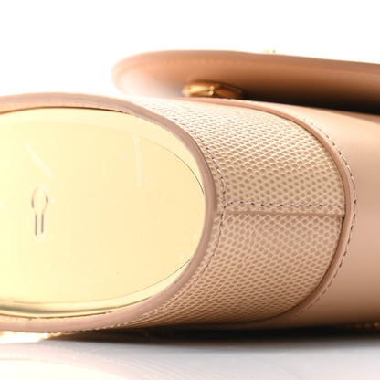 Chloe Calfskin Lizard Embossed Small Aby Lock Delicate Pink 7 of 8